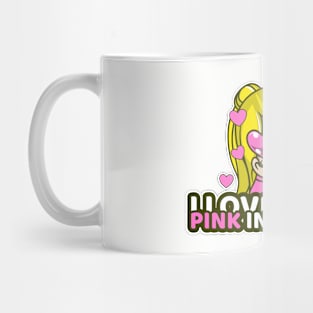 I Love To See Pink In October Mug